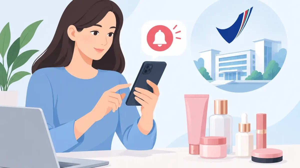 Cara Semak Notifikasi KKM Kosmetik dengan Betul